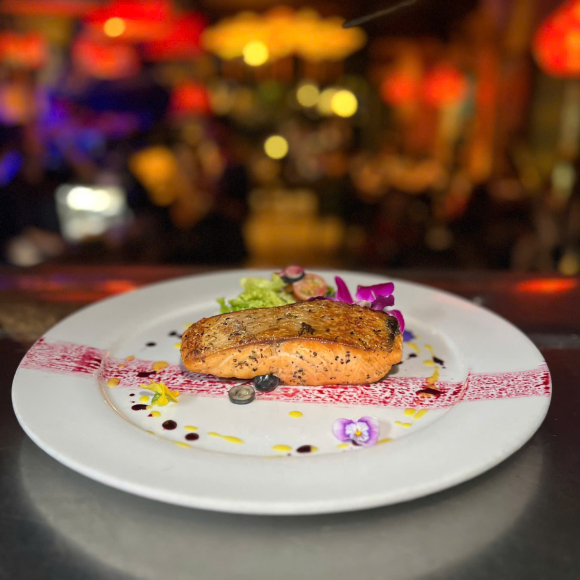 Salmon with Orange Sauce   